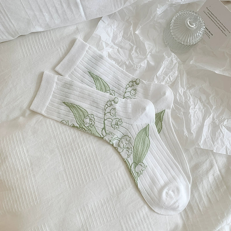 [3 Pairs] Spring Summer Simplicity Breathable Thin Pure Cotton Mesh to Create Personalized Summer Style