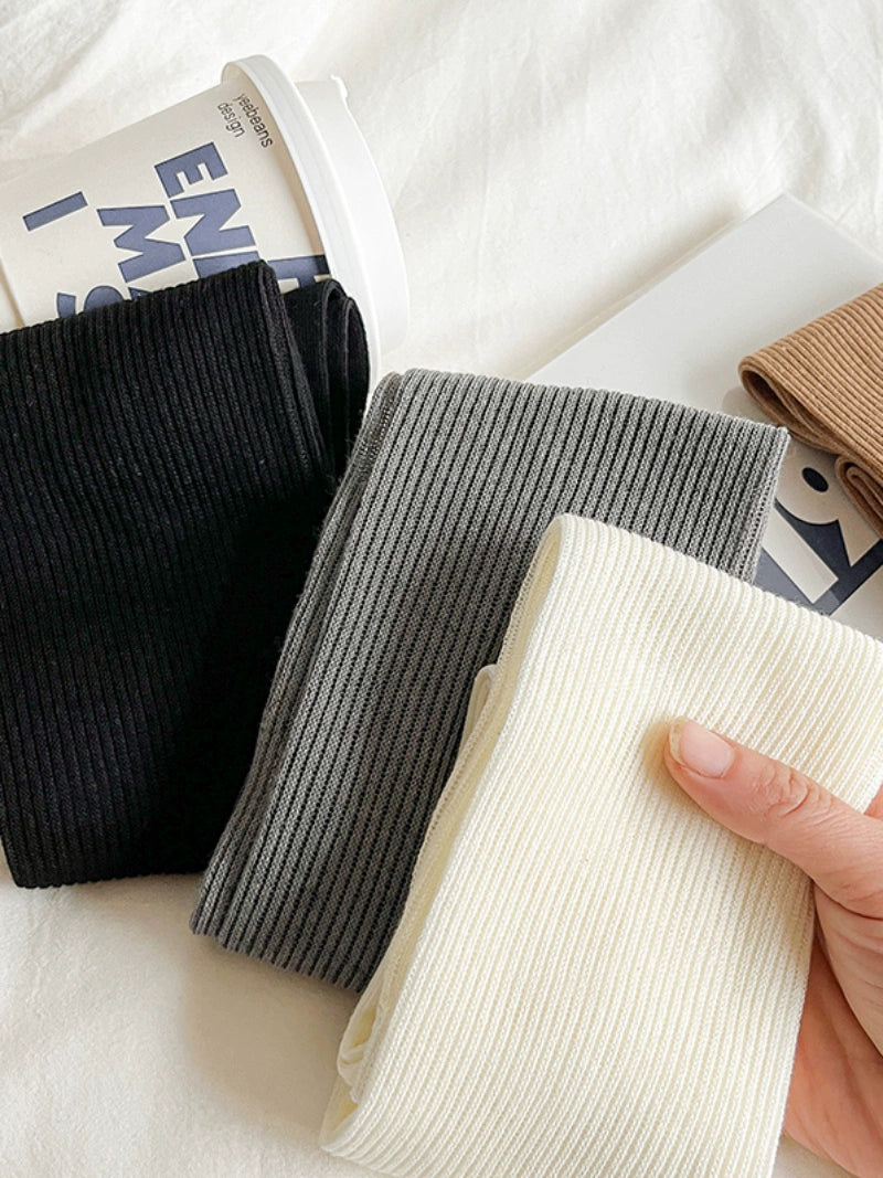 [2 Pairs] Spring and Summer Thin Cotton Thin and Breathable Small Back Socks Stocking Breathable and Transparent All-Match Fashion