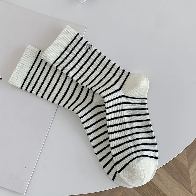 [4 Pairs] Suitable for All Kinds of Sports Pure Cotton Elastic Sports Spring and Summer Wear