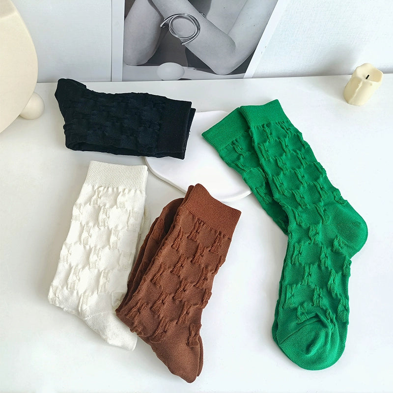 [2 Pairs] 3D Sports Style Pure Cotton Wear More Stylish