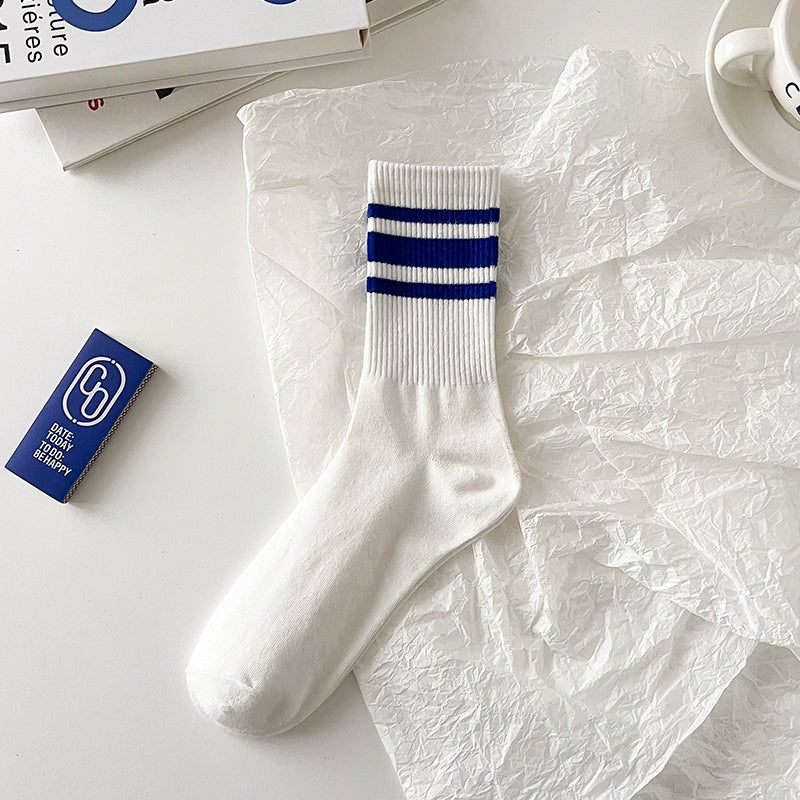 [2 Pairs] Spring and Summer Klein Blue College Style Blue and Blue Color