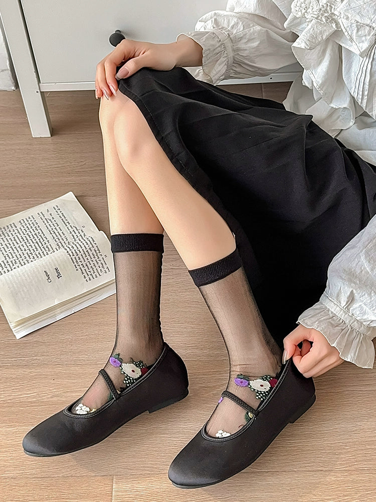 [3 Pairs] Kanekalon Style, Add Fashion Atmosphere to Summer Thin Breathable Prosperous Old Dream Wear
