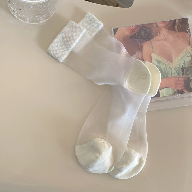 [5 Pairs] Simple Color Matching Kanekalon Comfortable Wear and College Style