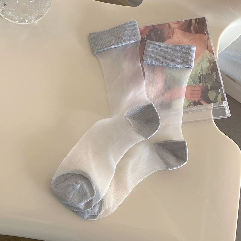 [5 Pairs] Simple Color Matching Kanekalon Comfortable Wear and College Style