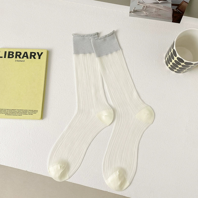 [3 Pairs] Summer Thin, Delicate, Silk-like, Light, Dream-like, Slimming, Wear