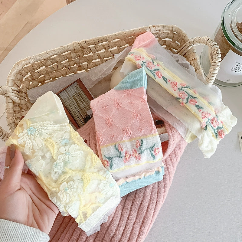 [3 Pairs] Kanekalon Matching, Showing the Diverse Style of Summer Thin Pink Kawaii