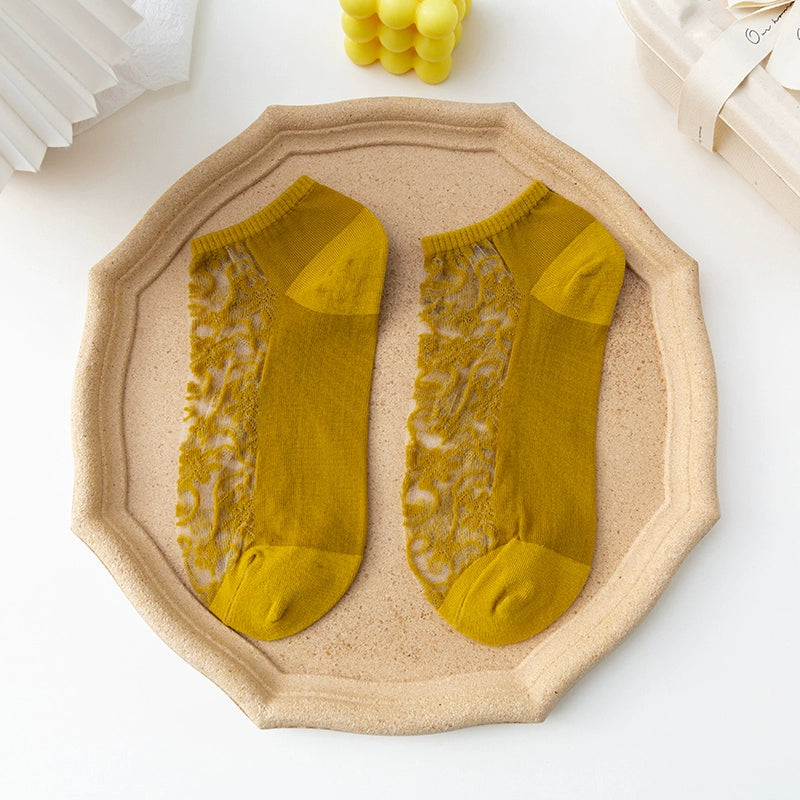 5 Pairs Summer Thin Totem Kanekalon Solid Color Plant Stamens Breathable All-Matching