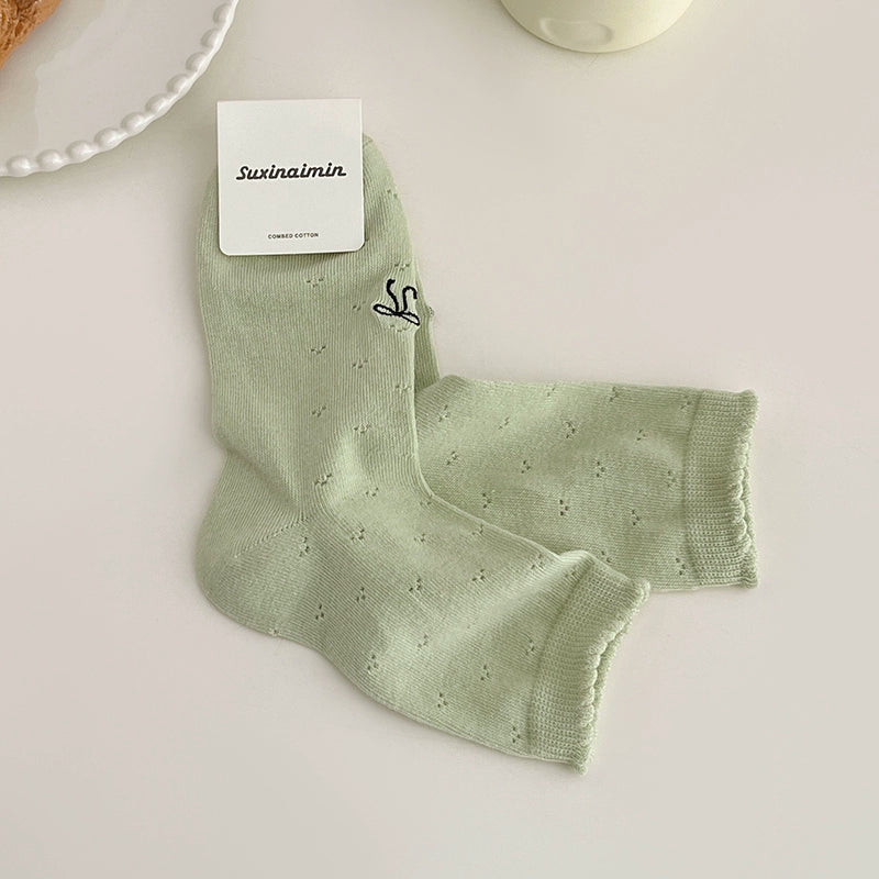 [5 Pairs] Summer Dopamine Thin Bow Delicate and Soft Give Your Skin the Most Gentle Touch