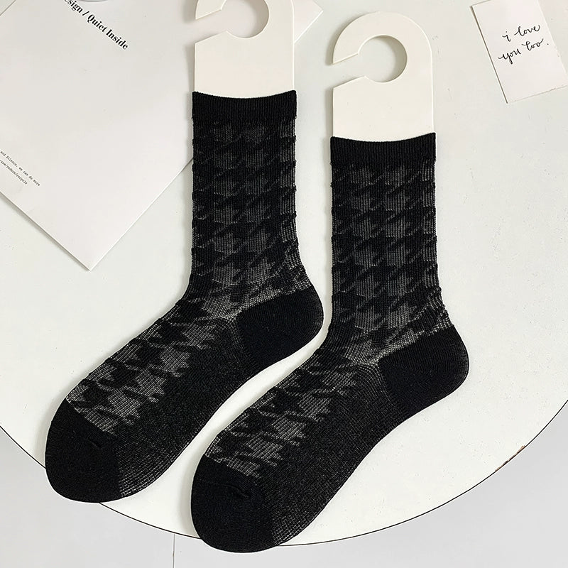 [5 Pairs] Summer Mesh Breathable Small White Small White White Again White Very Easy to Match