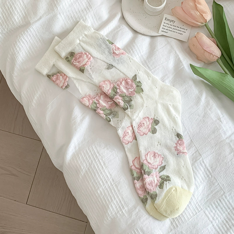 [3 Pairs] Wear Kanekalon to Create a Stunning Summer Style Thin Afternoon Camellia