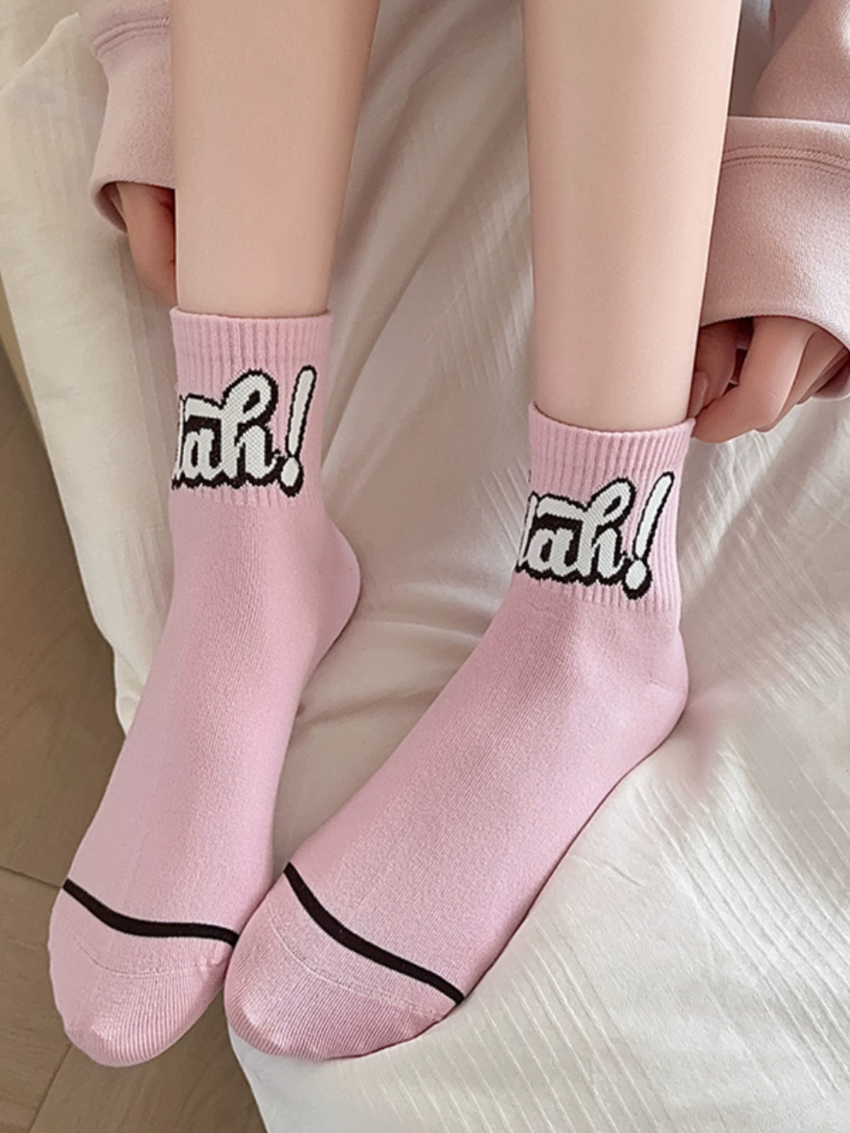 [5 Pairs] Spring and Summer Thin Breathable Cute Wear Makes You Young and Energetic Pure Cotton