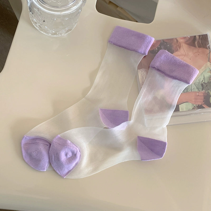 [5 Pairs] Simple Color Matching Kanekalon Comfortable Wear and College Style