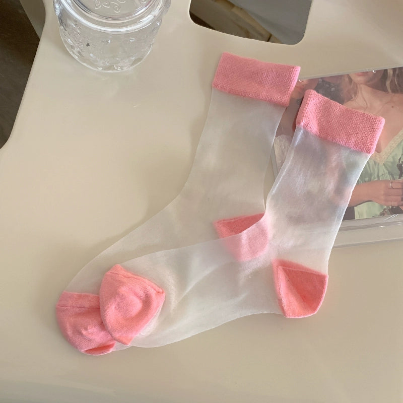 [5 Pairs] Simple Color Matching Kanekalon Comfortable Wear and College Style