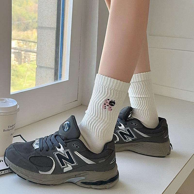 [4 Pairs] Matching Skills of Thin Elastic Sports Style Summer Fashion Strategy Clothing