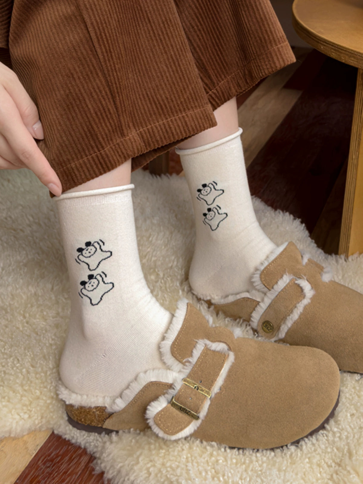 [6 Pairs] Let the Dog Walk into Your Baby and Start a Good Day