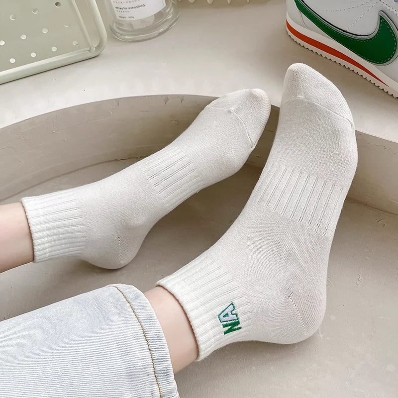 [2 Pairs] Spring and Summer Half Tube NA Sports Solid Color Series, You Are the Most Beautiful Kid on the Street, Pretty Kid