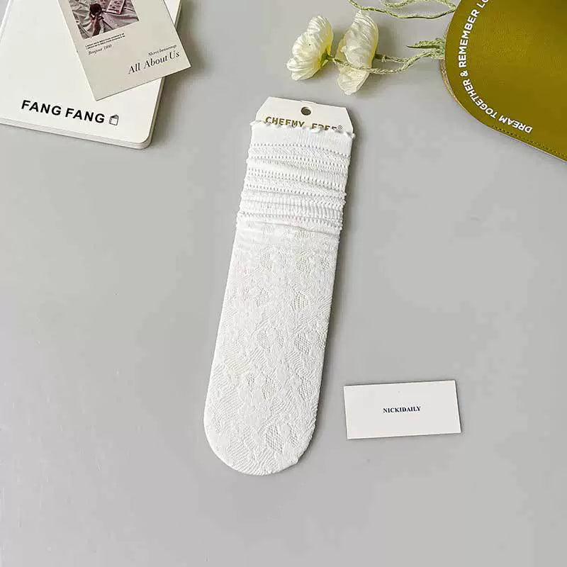 [3 Pairs] Spring and Summer Mesh Japanese and Korean Simple to Wear and Match a Very Versatile Fashion Product