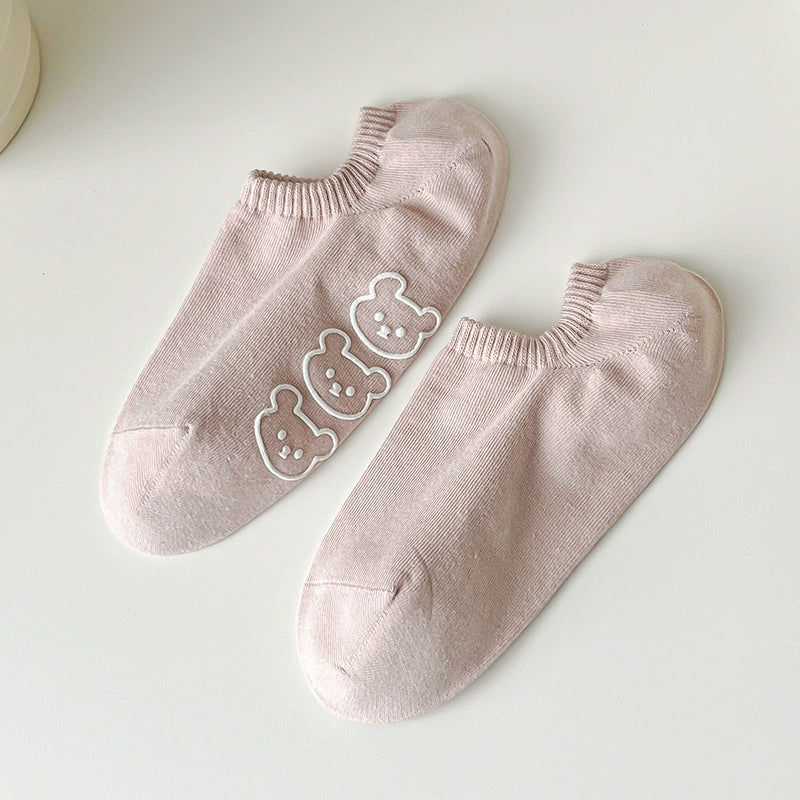 [7 Pairs] How to Be Cute and Charming When Wearing Magic Spring and Summer Thin Breathable Pure Cotton