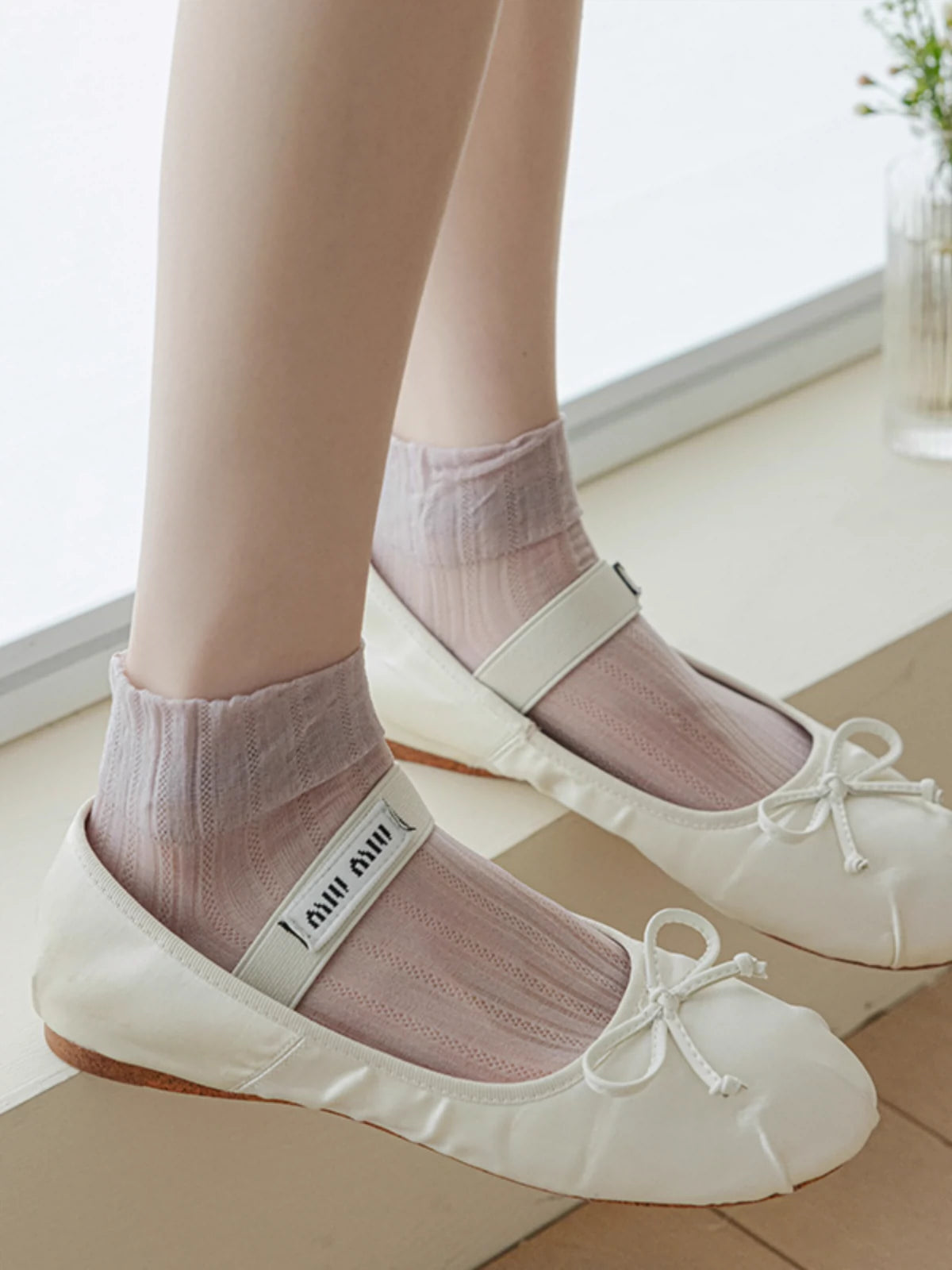 [5 Pairs] Cute Secret Weapon Spring and Summer Thin Breathable Solid Color Makes You Look Younger Instantly