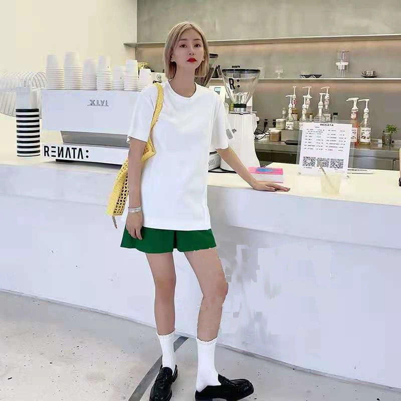 [2 Pairs] Women's Socks Three-Dimensional Pleated Lace Socks Combed Cotton Double Needle Blype Tube Socks