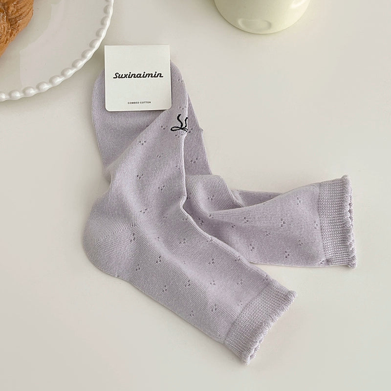 [5 Pairs] Summer Dopamine Thin Bow Delicate and Soft Give Your Skin the Most Gentle Touch