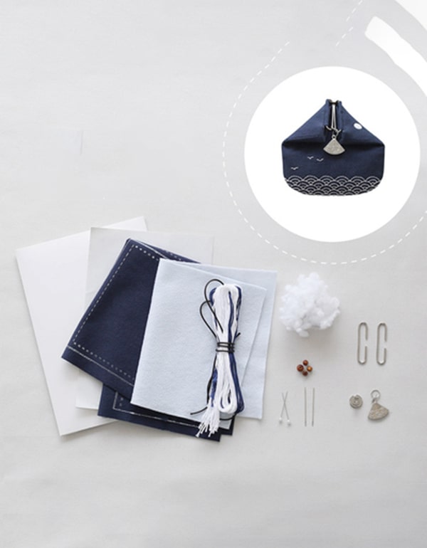 Handmade Embroidery DIY Purse Birthday Gift