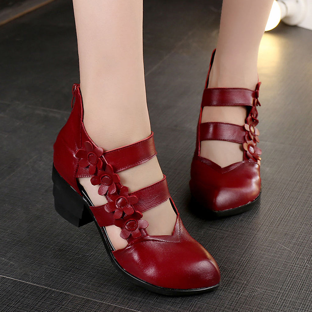 Ethnic Handmade Leather Summer Chunky Sandals