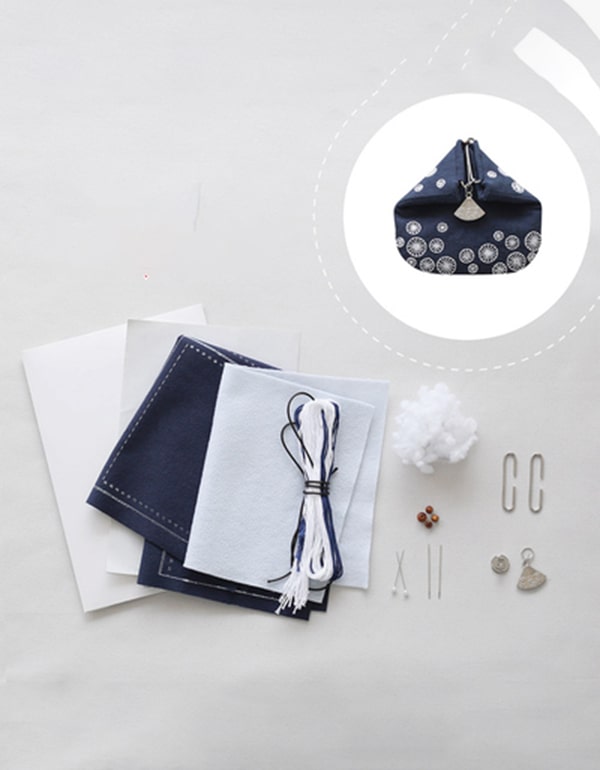 Handmade Embroidery DIY Purse Birthday Gift