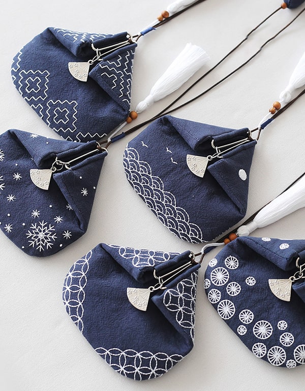 Handmade Embroidery DIY Purse Birthday Gift