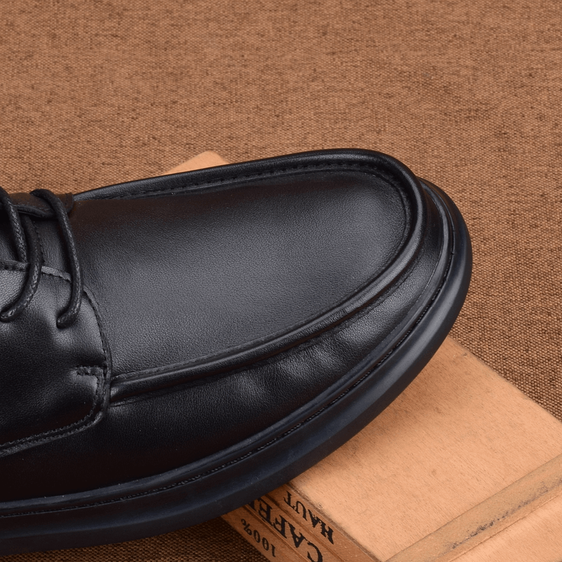 Spring and Autumn new first-layer cowhide men's shoes business dress men's leather shoes British soft leather soft sole leather single shoes