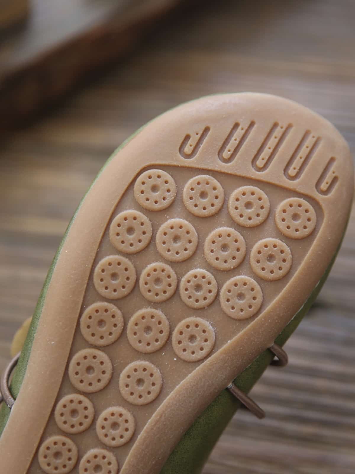 Hollow petal bag head flat shoes summer cotton and linen handmade comfortable soft-soled sandals