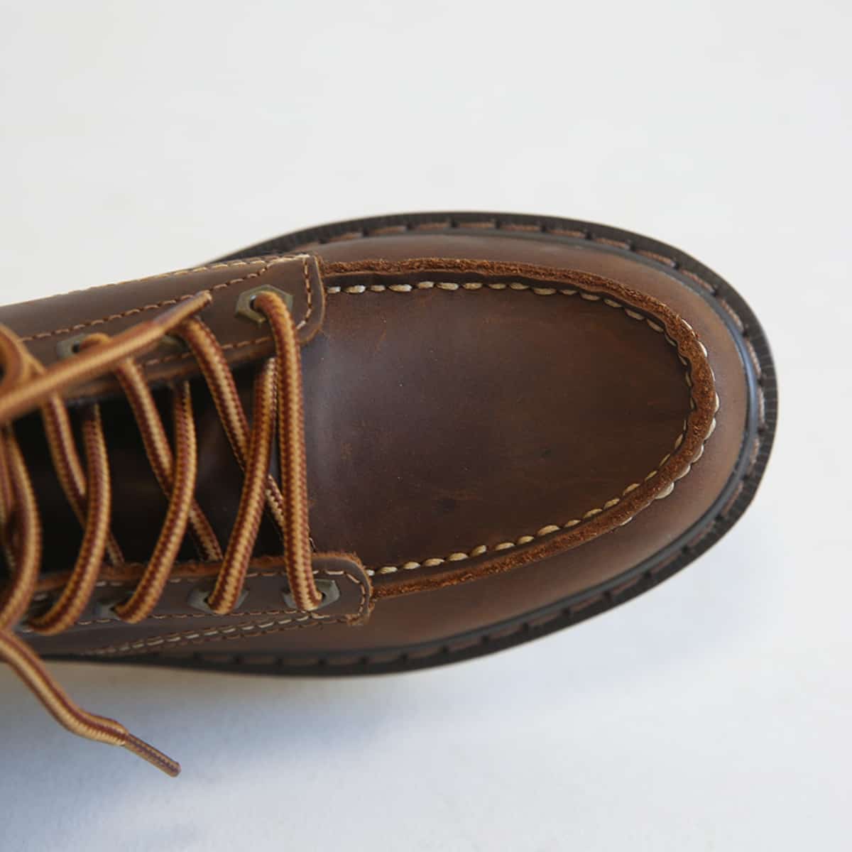 First layer cowhide round head strap flat bottom Martin boots women's autumn new couple short boots