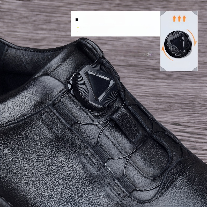 Spring and Autumn new leather men's shoes soft leather soft sole light leather shoes men's first layer cowhide non-slip sneakers