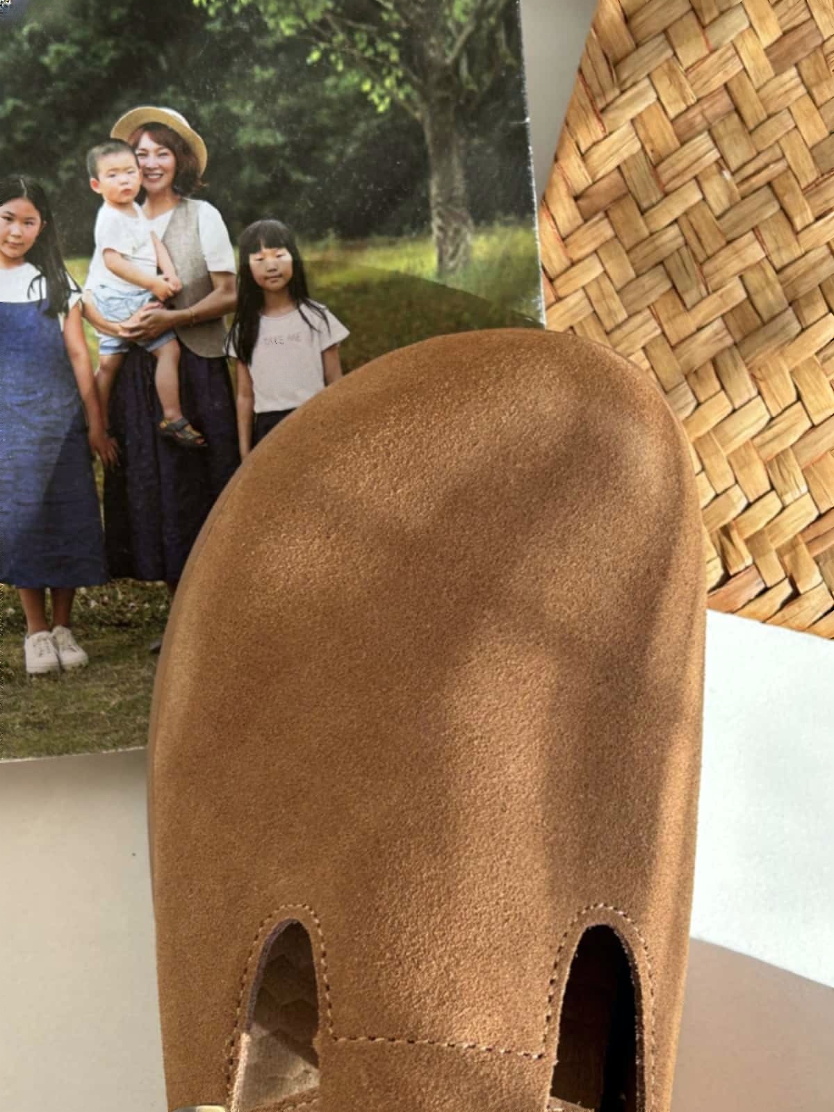 Leather Birkenstocks women's new soft-soled single shoes, one-pedal buckle, shallow mouth lazy shoes