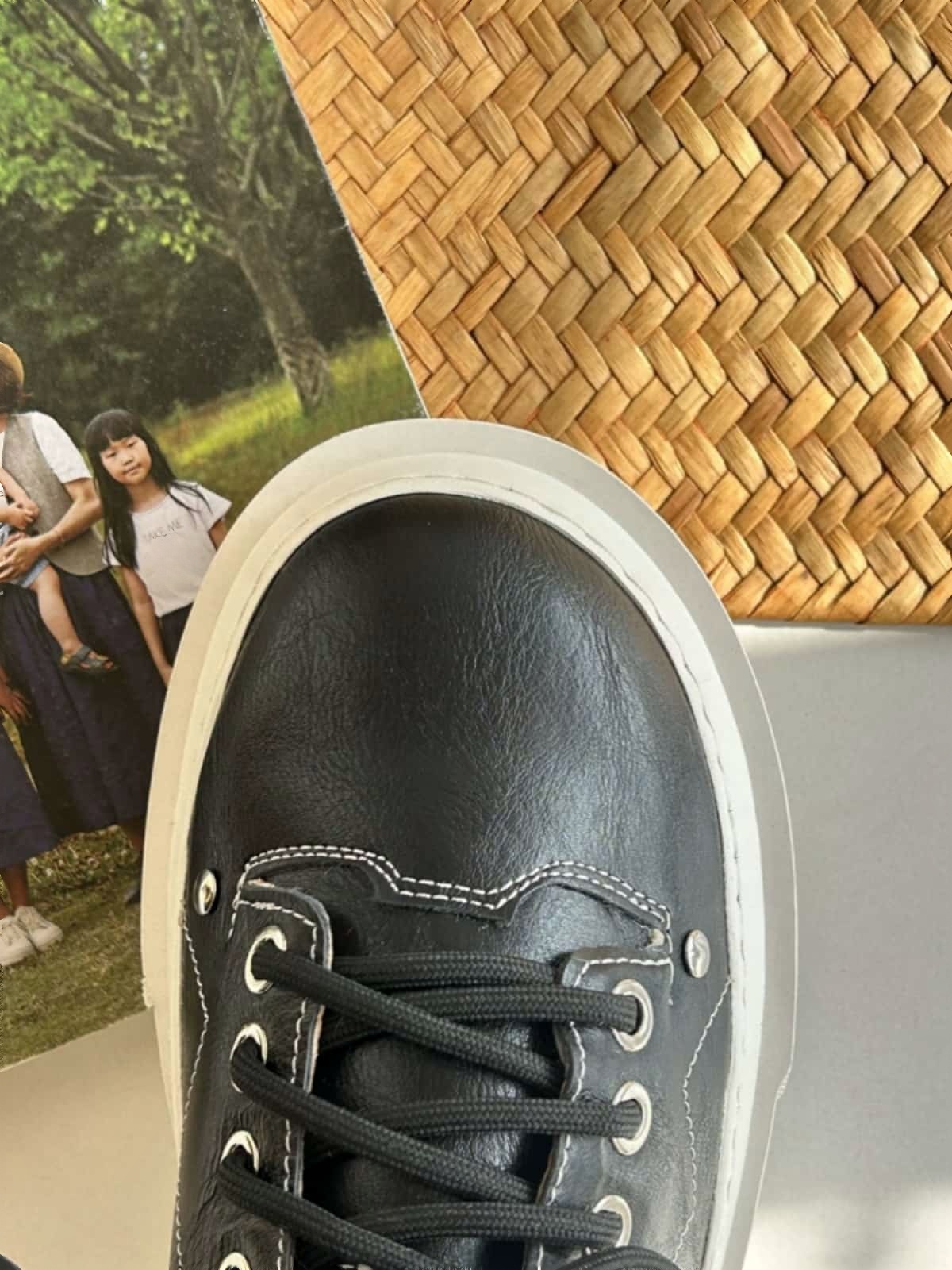 Round head lace-up thick-soled Martin boots winter velvet personalized handsome short boots children