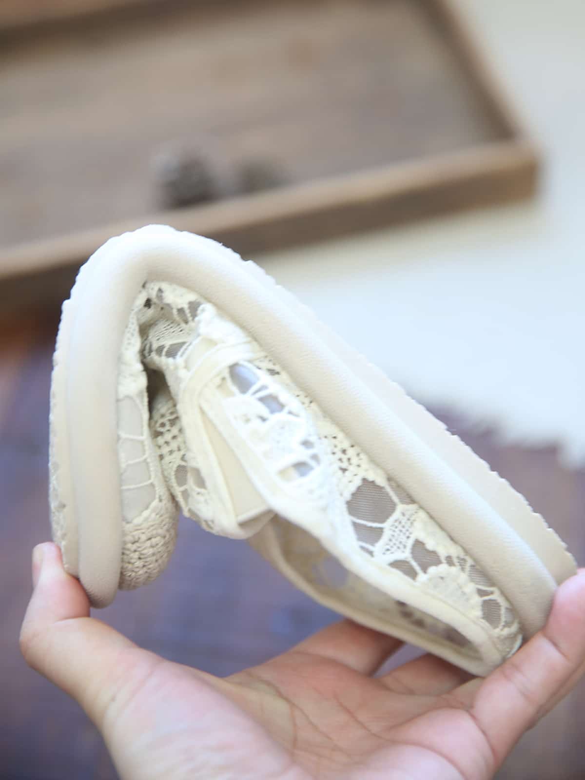 Mesh bag head flat bottom half slippers summer hand embroidered cotton and linen breathable soft bottom cool slippers