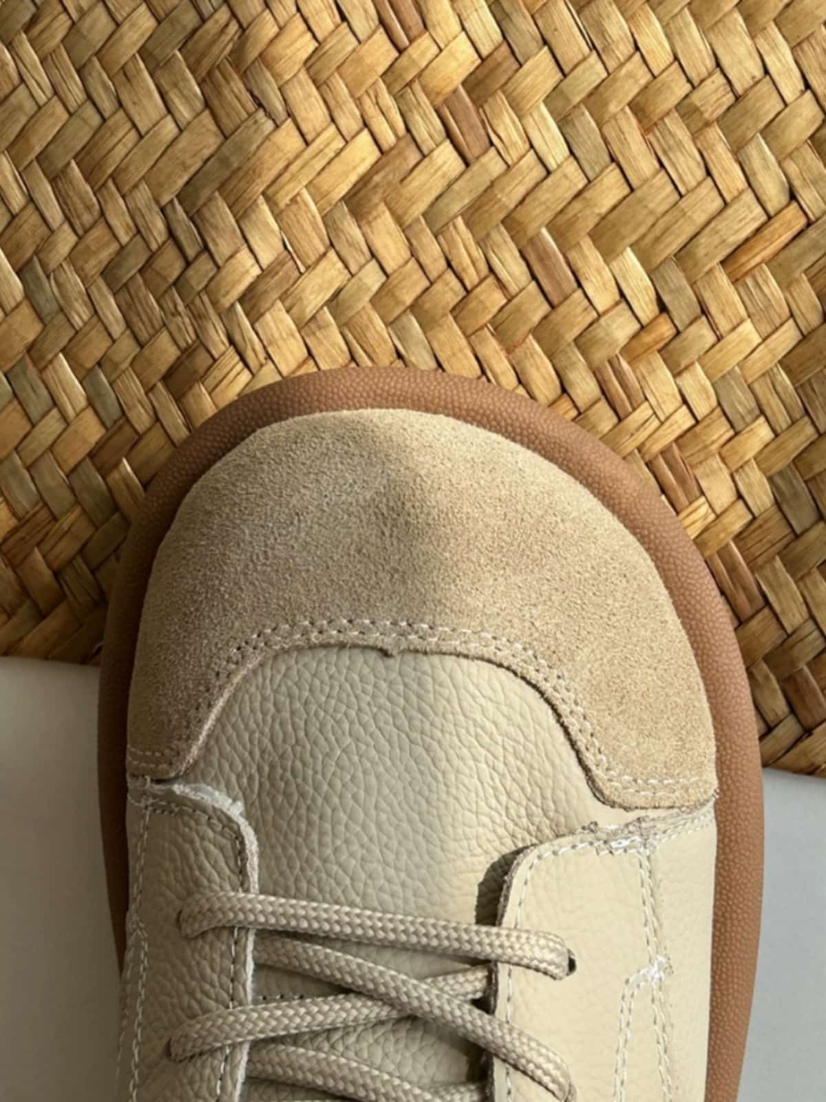 Leather Round Head Strap-Up Flat Bottom Martin Boots Winter Imitation Lamb Fleece Comfortable Warm Boots