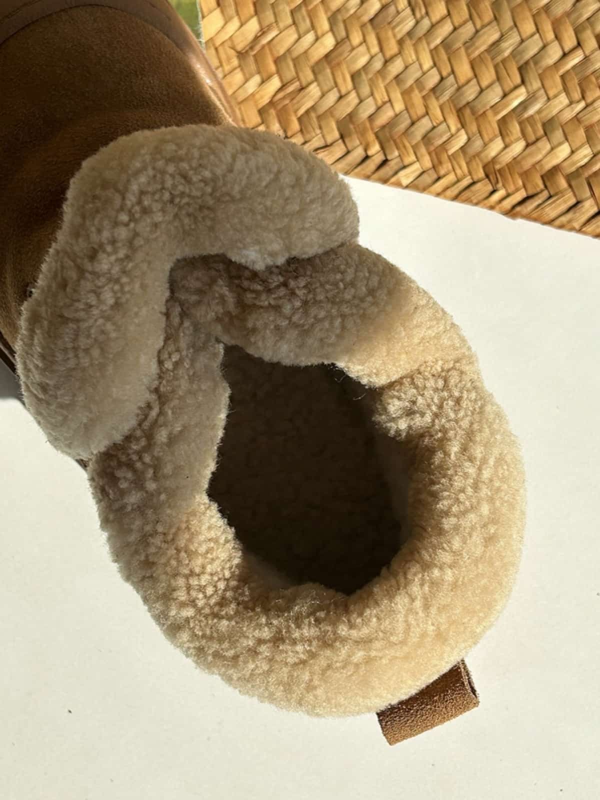 Imitation lamb wool round head platform short boots winter leather fashion belt buckle snow boots