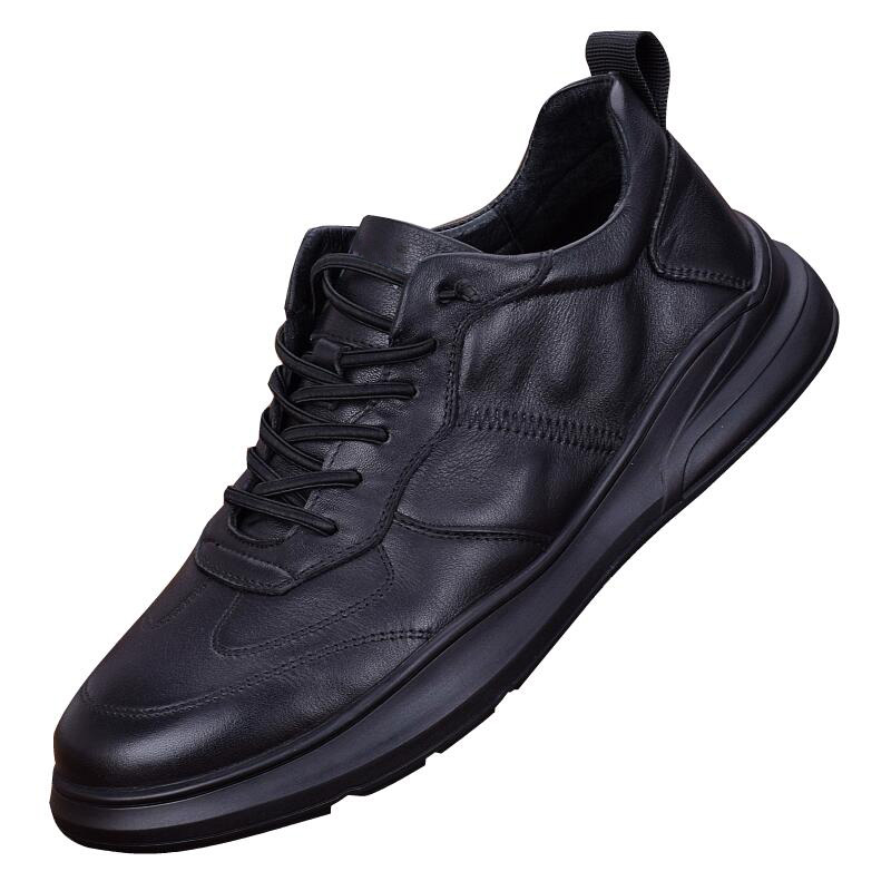 Men's shoes spring and autumn new versatile men's sports shoes casual trend leather shoes men's leather