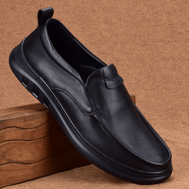 Spring and Autumn new first-layer cowhide men's shoes business dress men's leather shoes British soft leather soft sole leather single shoes