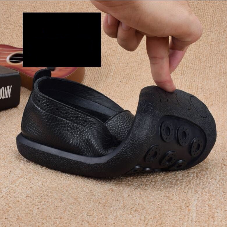 Summer single-layer leather shoes men's genuine leather soft dough beef tendon soft sole breathable driving shoes men's casual men's shoes