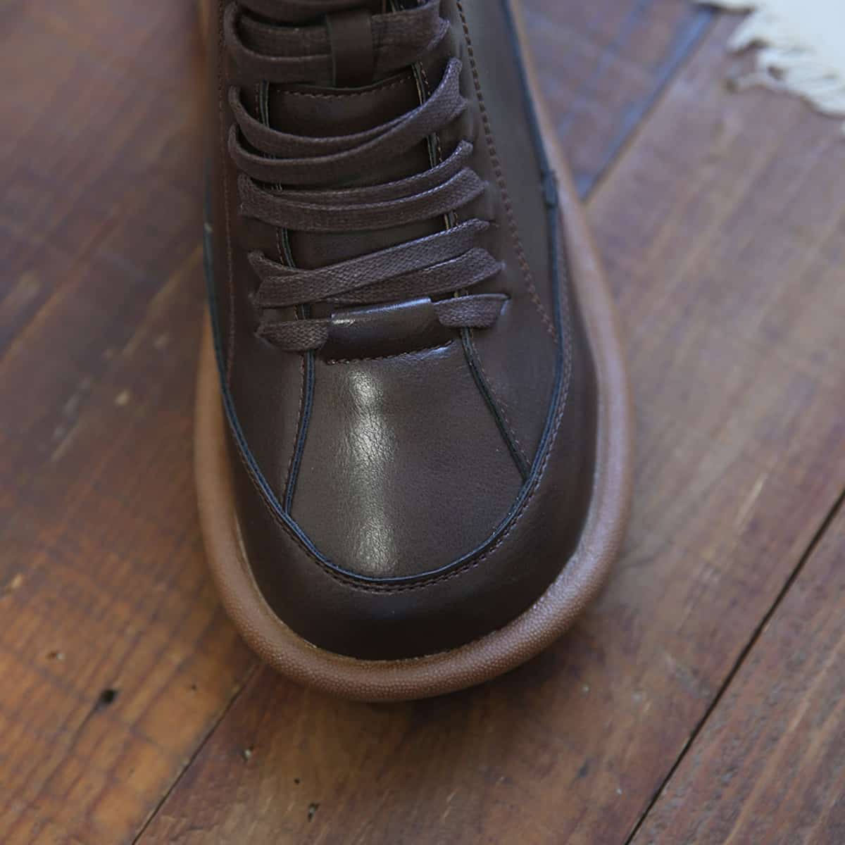 Round head strap flat bottom Martin boots winter new velvet low heel short boots