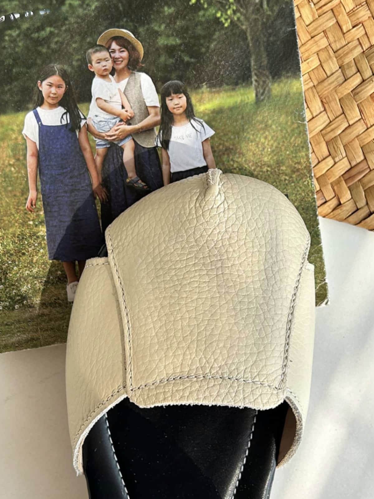 Leather Baotou Sandals Women's Summer Cowhide Versatile Soft Sole Roman Flat Shoes Fashion Shoes