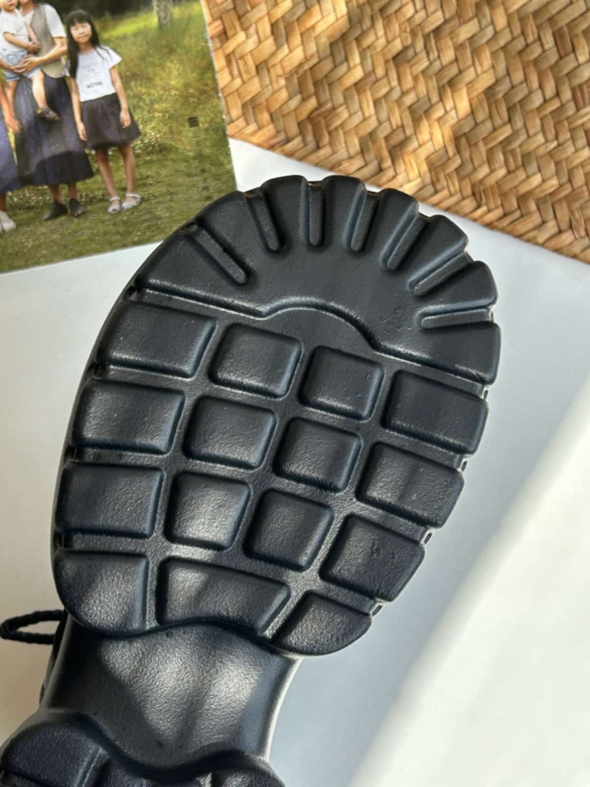 Round head lace-up thick-soled Martin boots autumn and winter handsome thick heel locomotive boots short boots women