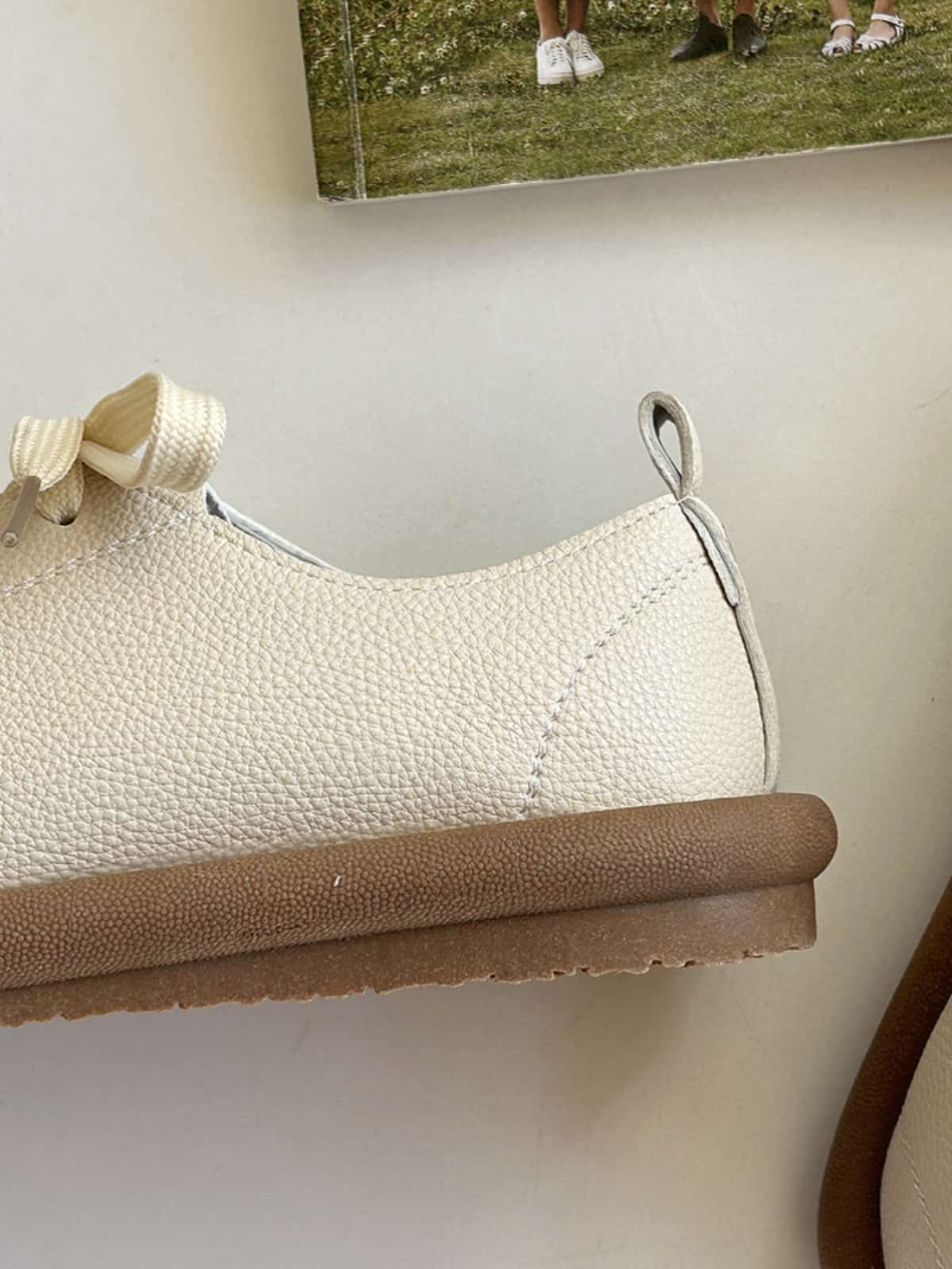 Round head lace-up flat shoes student soft-soled sports shoes Dexun shoes