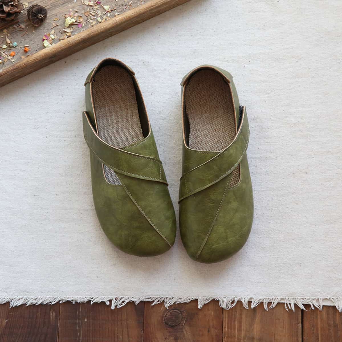 Baotou flats summer new handmade comfortable cotton and linen breathable grandma shoes single shoes women