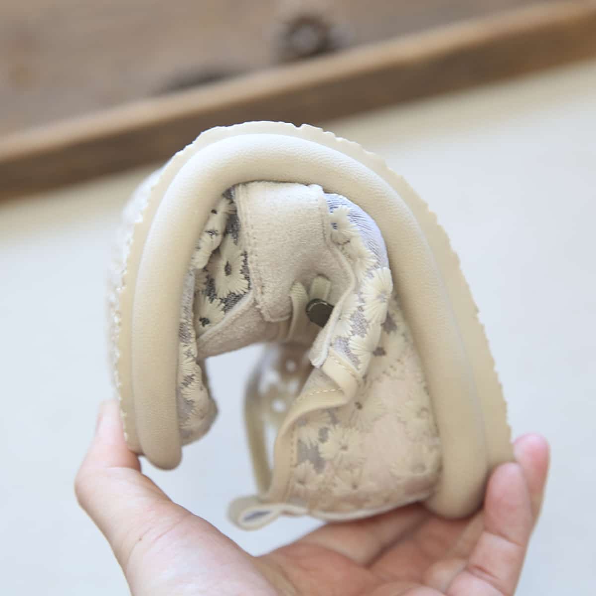 Mesh daisies round head flats summer cotton and linen foot soft-soled mesh shoes single shoes