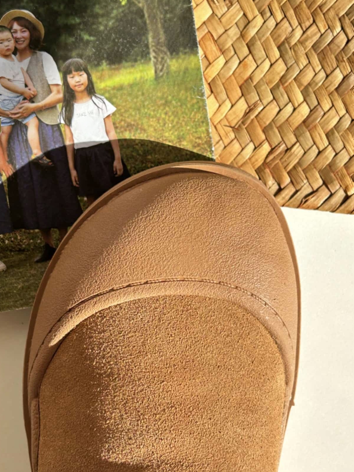 Imitation lamb wool round head thick-soled short boots winter leather warm snow boots