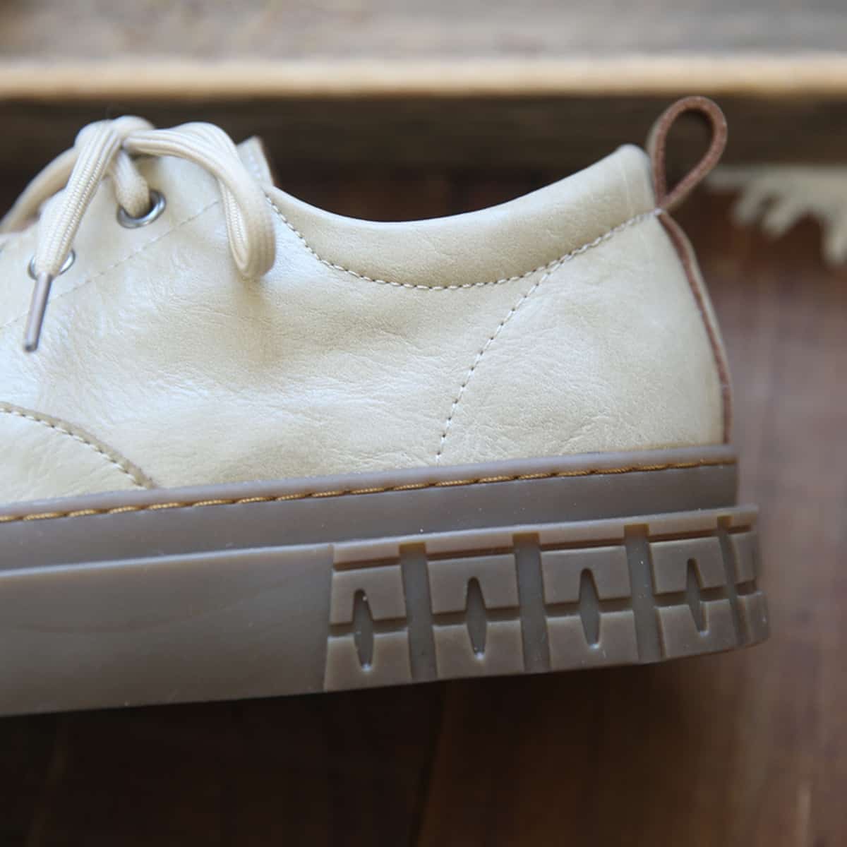 Round head lace-up platform big head shoes student black versatile shoes single shoes women