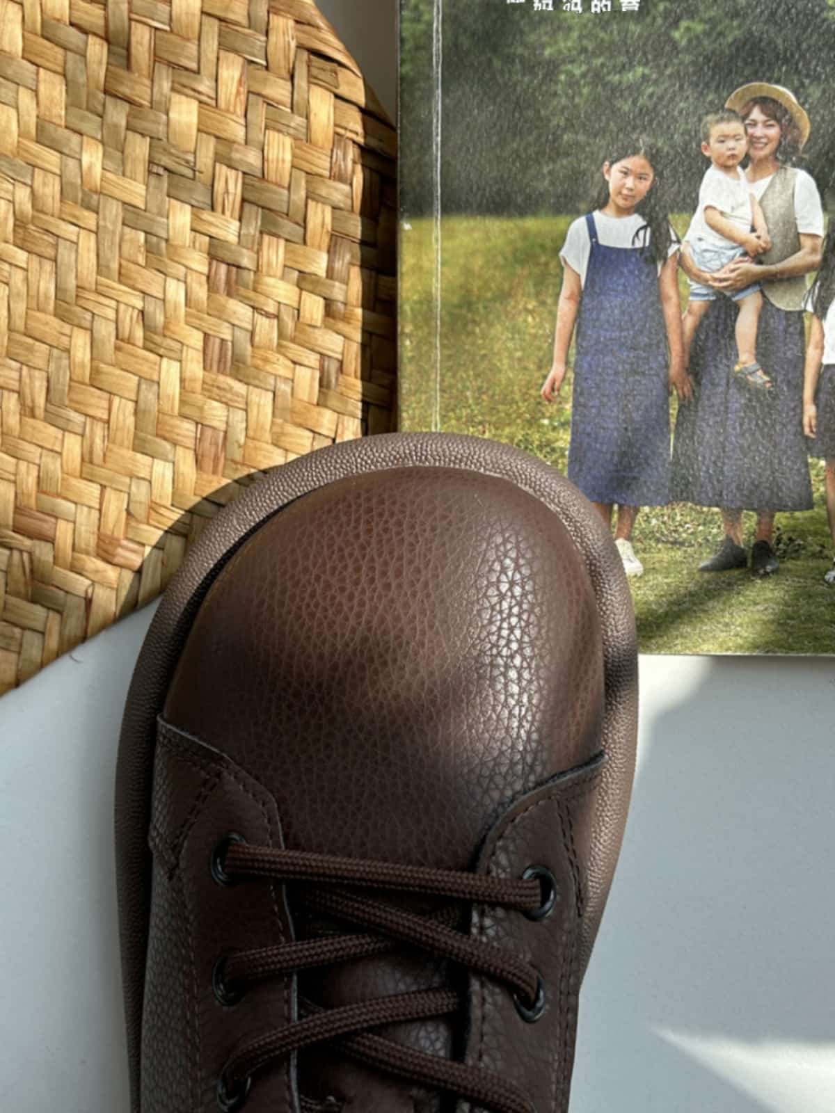 Round head lace-up flat boots New comfortable soft-soled low-heeled short boots